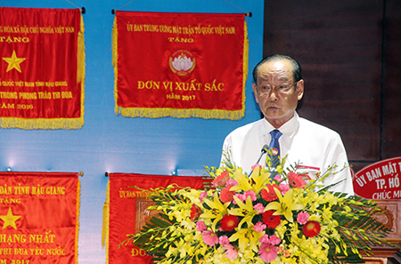Đại hội đại biểu MTTQ Việt Nam tỉnh nhiệm kỳ 2019-2024: Hoàn thành chương trình ngày làm việc thứ nhất