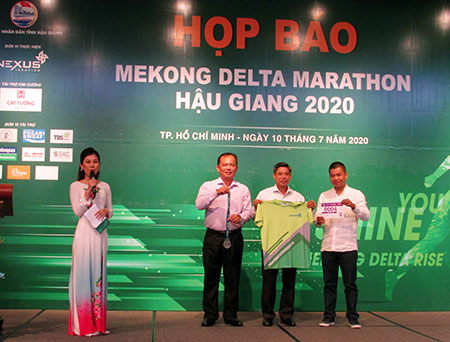 Họp báo giải Marathon quốc tế “Mekong delta marathon” Hậu Giang tại Thành phố Hồ Chí Minh