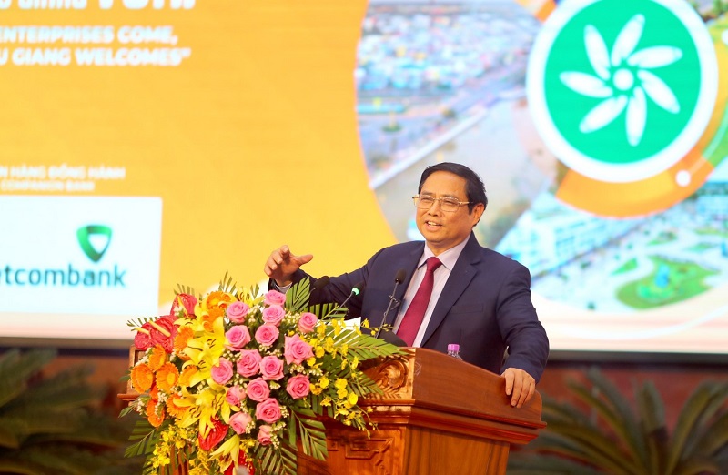 Thủ tướng Chính phủ Phạm Minh Chính dự Hội nghị Xúc tiến đầu tư tỉnh Hậu Giang 2022