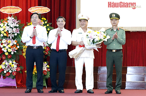 Thượng tá Nguyễn Thanh Tràng giữ chức vụ Phó Giám đốc Công an tỉnh